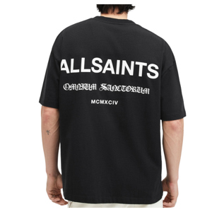 AllSaints Sanctum Logo Print Oversized T-Shirt